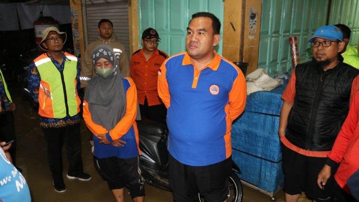 Bupati Blora Arief Rohman bersama jajaran BPBD cek banjir