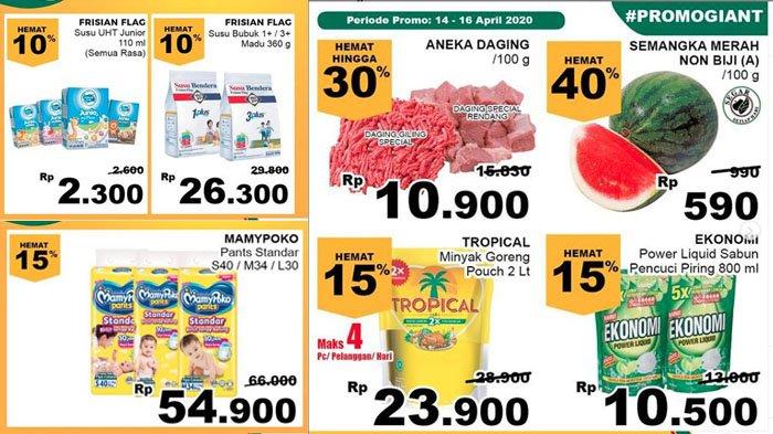 Promo Giant hingga 16 April 2020, Minyak Goreng 2 L Rp 23.900, Cek Harga Kebutuhan Dapur Lebih Murah - Tribunpadang.com
