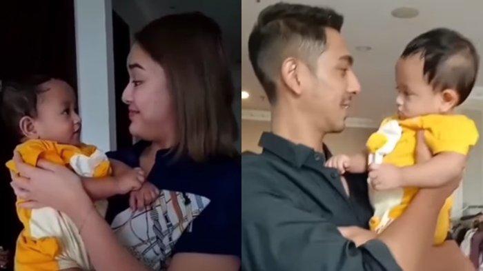 Amanda Manopo dan Arya Saloka bersama pemeran Askara Kecil di Sinetron Ikatan Cinta