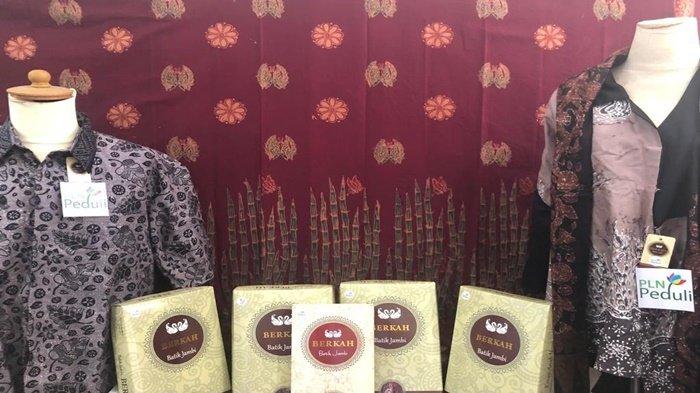 Batik Berkah produksi Rumah BUMN Jambi yang merupakan binaan PLN Unit Induk Wilayah Jambi