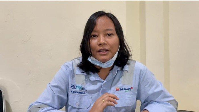 Merisabel Natia salah satu Pegawai PTBA