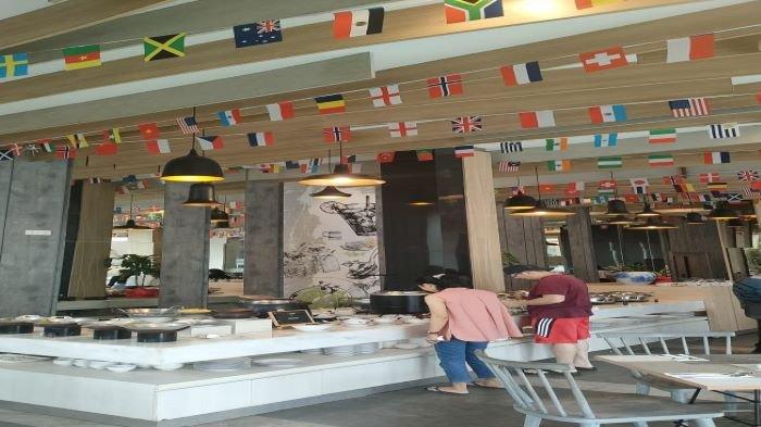 Resto hotel the 101 Rajawali sebagai lokasi nobar piala Dunia 2022, Rabu (23/11/2022)