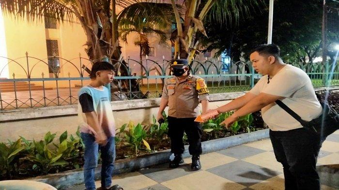 Tim SPKT dan identifikasi Polrestabes Palembang