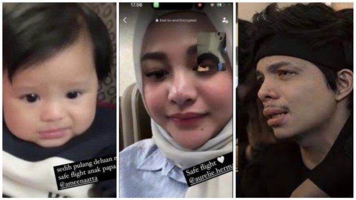 Tinggalkan Atta Halilintar Sendirian di Singapura, Aurel buat Suaminya Sedih