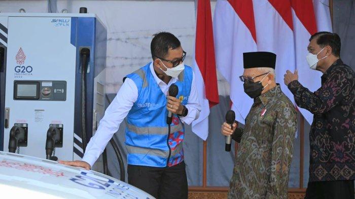 Maruf Amin didampingi Luhut bersama Direktur Utama PLN Darmawan Prasodjo 545