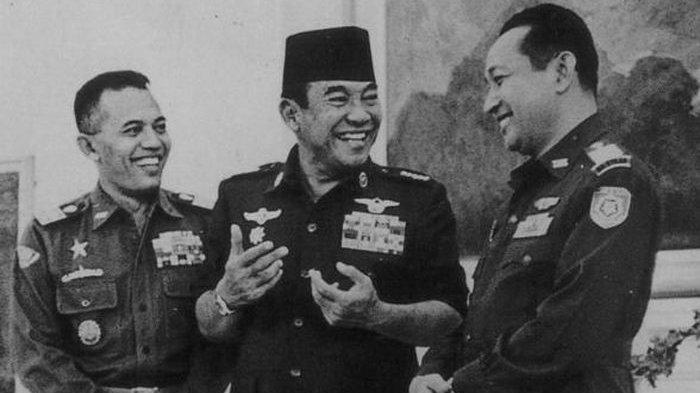 Soekarno, AH Nasution, dan Soeharto