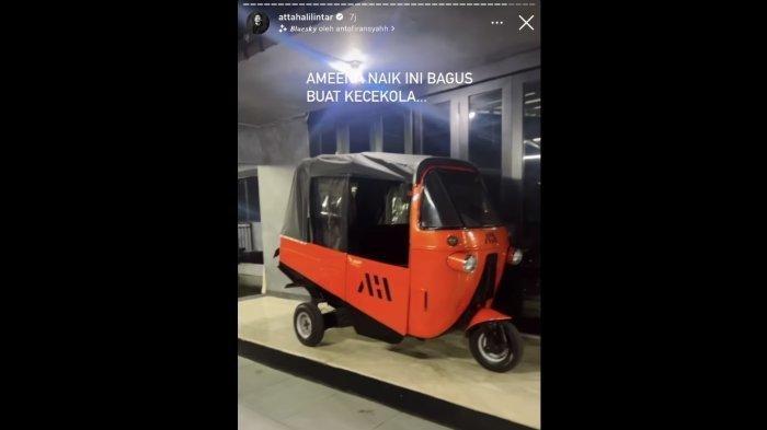 Atta Halilintar Belikan Bajaj untuk Ameena