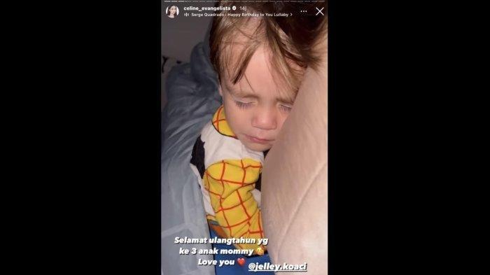 Celine Evangelista Posting foto anak terakhirnya