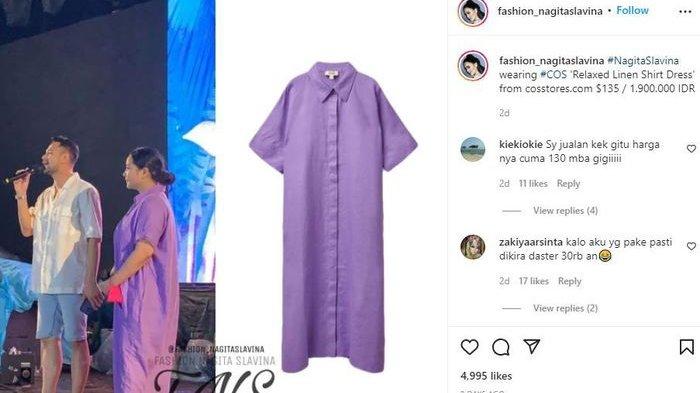 Outfit Daster Nagita Slavina