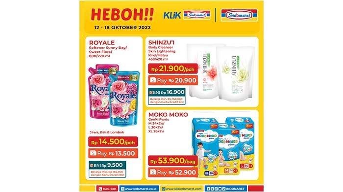 Promo Indomaret Heboh mulai dari 12-18 Oktober 2022.
