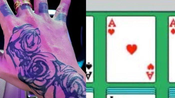 Unggahan Reza Arap Tato di tangannya
