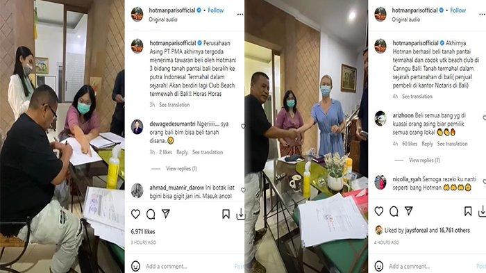 Usai menandatangi, Hotman paris mengucapkan terima kasih dalam bahasa Inggris.