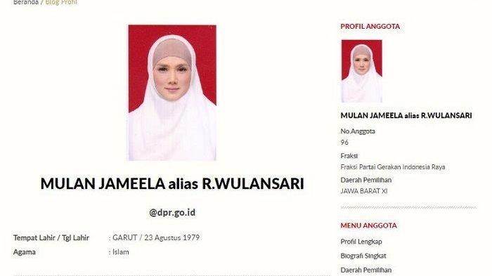 istri Ahmad Dhani tersebut berhasil meraih kursi DPR RI