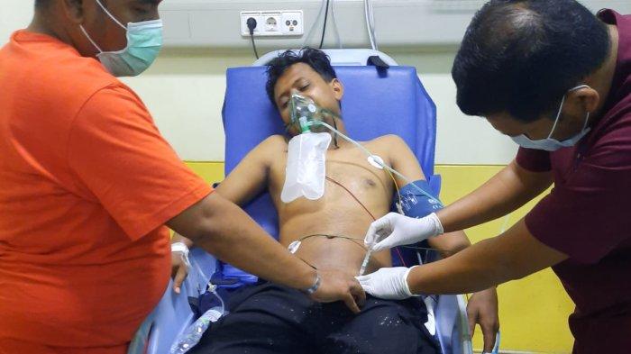 Pemadam alami sesak nafas