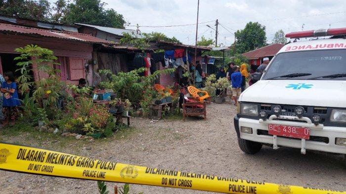 Rumah TKP Penikaman Ayah oleh anak tiri