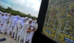 Siswa SMAN 3 Mataram Ujian Manasik Haji