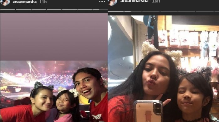 Instagram Story Marsha Aruan berfoto bersama El Rumi, dan Shafea Ahmad