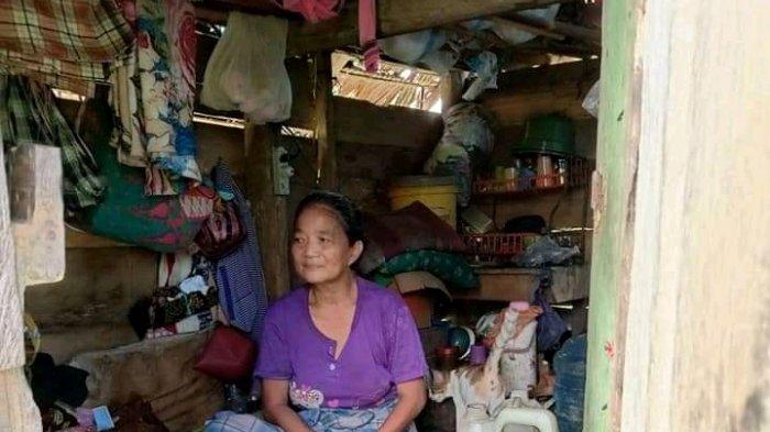 Ibu Jane tinggal di gubuk reyot