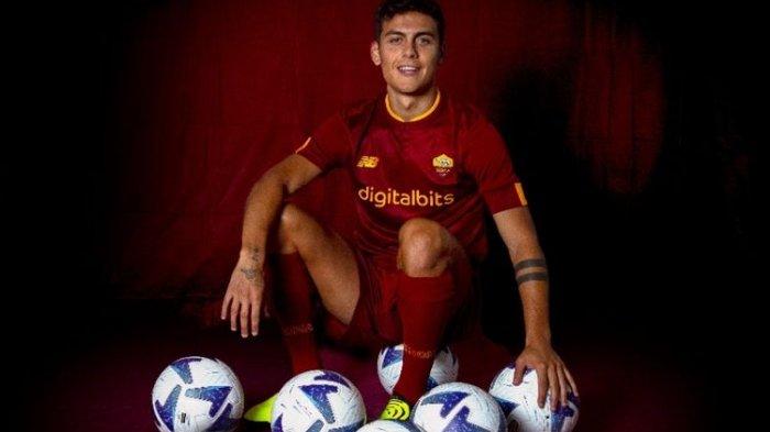 Paulo Dybala resmi berseragam AS Roma pada Rabu (20/7/2022).