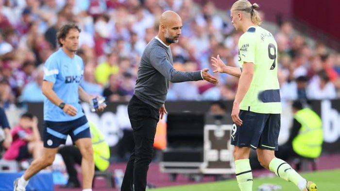 Pelatih Manchester City menarik keluar Erling Haaland