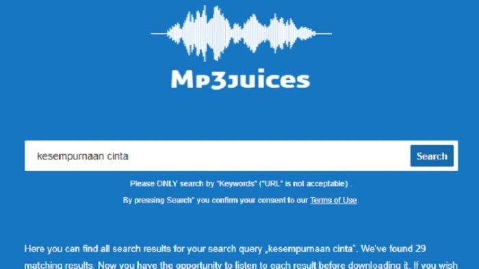 cara download gratis lagu kesempurnaan cinta Rizky Febian di Mp3 Juice