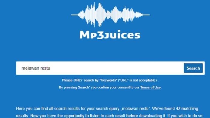 cara download lagu melawan restu mahalini di mp3 juice