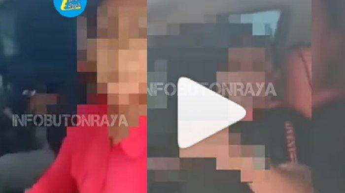 Berikut ini video viral menunjukan detik-detik seorang pria yang diduga anggota Dewan Perwakilan Rakyat Daerah atau DPRD Kabupaten Buton berinisial LS kedapatan berselingkuh dengan istri orang inisial U.