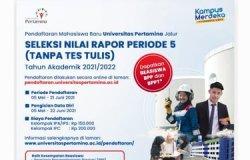 Universitas Pertamina Buka Seleksi Nilai Rapor 5, Simak Disini Syarat dan Tata Cara Daftarnya