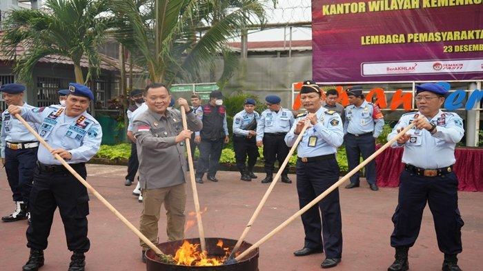 Apel siaga nataru jajaran kemenkumham Sumsel
