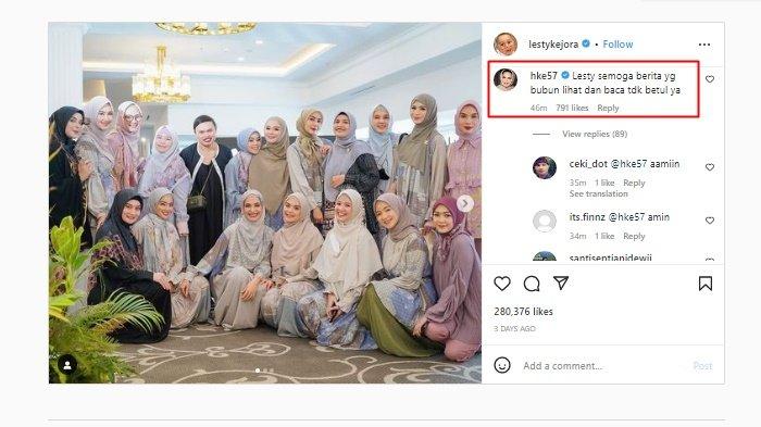 Hetty Koes Endang berharap jika kabar Lesti Kejora mengalami K