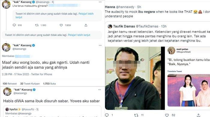Kaesang Pangarep secara langsung menegur pemilik akun Twitter yang menjadikan foto ibunya