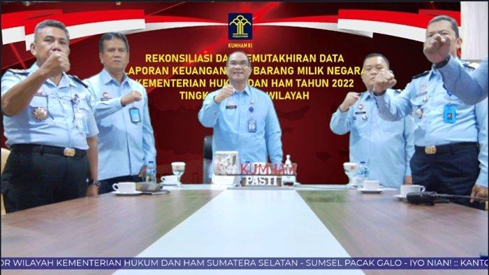 Rekonsiliasi dan pemutakhiran data laporan keuangan dan BMN Kementerian Hukum dan HAM Tahun 2022