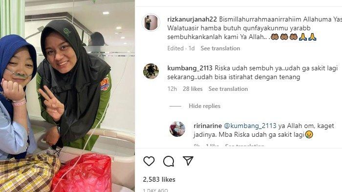 Sertu (K) Rizka Nurjanah mengungkapkan permintaan untuk bisa sembuh dari penyakit yang dideritanya.