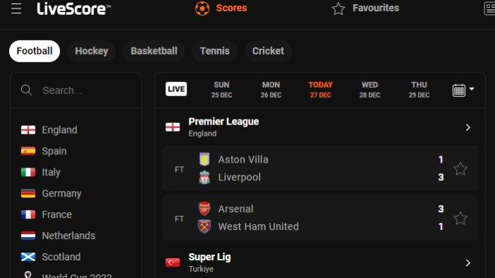 Situs Livescore