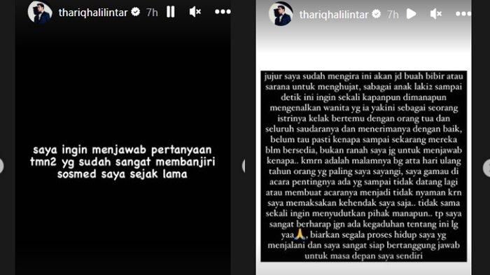 klarifikasi Thariq Halilintar terkait alasan tak mengajak Fuji ke pesta ulang tahun Atta Halilintar
