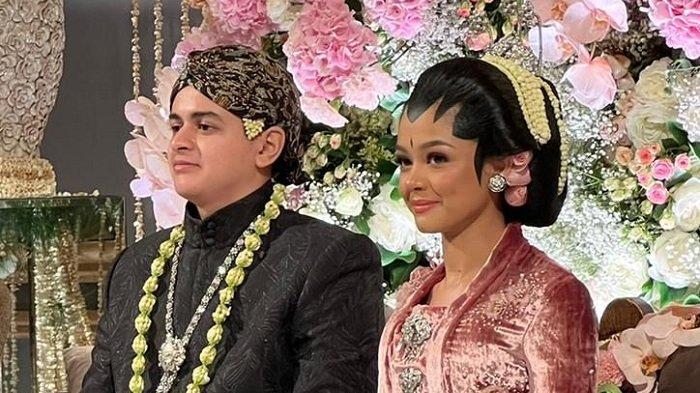 Resepsi pernikahan Mutiara Annisa Baswedan dan Ali Saleh Alhuraiby di Candi Bentar, Taman Impian Jaya Ancol, Jakarta Utara, Jumat (29/7/2022) malam.
