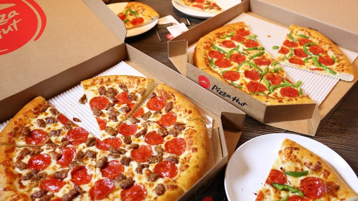 Menu di Pizza Hut