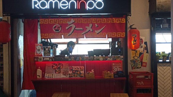 Outlet Rameninpo yang berada di Hallway Space, Pasar Kosambi, Kota Bandung