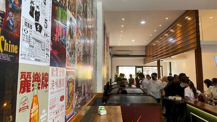 Suasana Resto yamcha di Jalan Buahbatu yang bergaya Hongkong Vintage