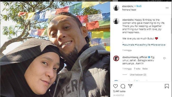 Ebenz Burgerkill sempat ucapkan ulang tahun untuk istri tercinta di instagram sebelum meninggal