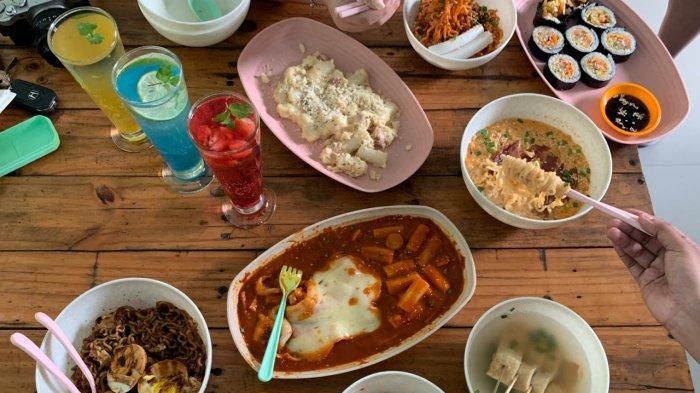 Menu street food Korea di Chamogo Surabaya