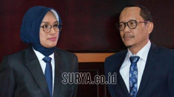 KH Hasan Aminuddin dan istrinya Bupati Probolinggo Puput Tantriana Sari yang dikabarkan terjaring OTT KPK pada Minggu (29/8/2021) malam.