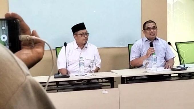 Konferensi pers Aksi Cepat Tanggap (ACT) terkait dugaan penyelewengan dana umat, Senin (4/7/2022).