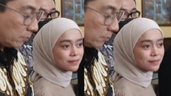 Lesti saat prescon dengan awak media, Jumat (14/10/2022)