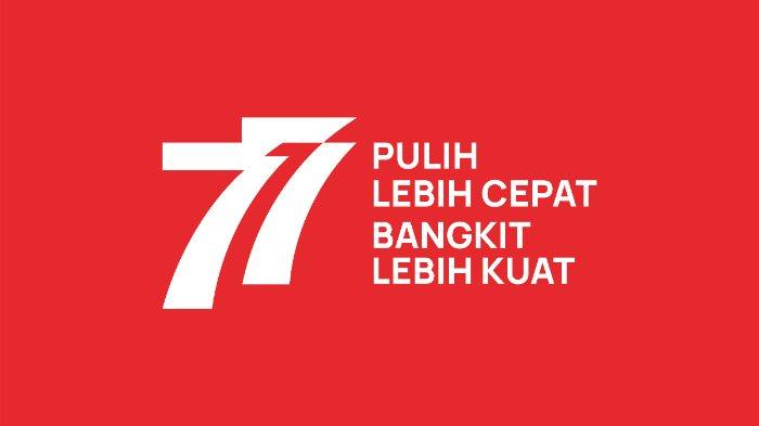 Logo Peringatan Hari Ulang Tahun Ke-77 Kemerdekaan Republik Indonesia Tahun 2022