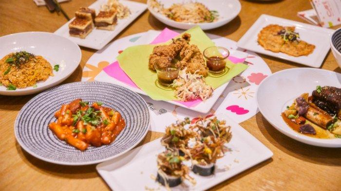 Makanan favorit anggota BTS disajikan di Sea Breeze Cafe di Mandalay Bay. (HYBE)