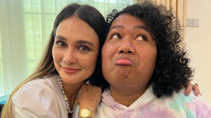 Marshel Widianto bersama dengan Luna Maya
