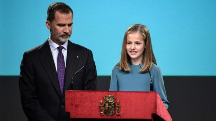 Princess Leonor dan Raja Felipe VI