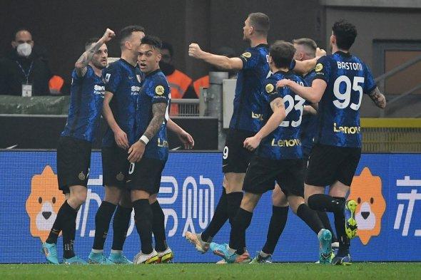 Selebrasi Pemain Inter Milan