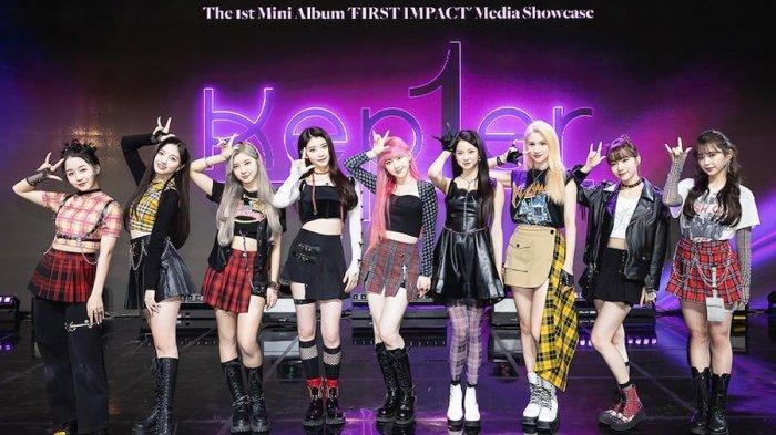 Showcase online perilisan mini album Kep1er bertajuk FIRST IMPACT, Senin (3/1/2022) (Soompi)